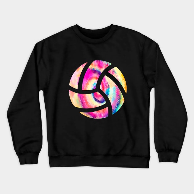 Volleyball - Volleyball Colorful Crewneck Sweatshirt by Kudostees